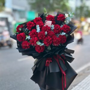 Bó Hoa 20 Hồng Đỏ Nhập Ecuador Hearts Khổng Lồ S371