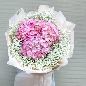 Bó Hoa Cẩm Tú Cầu Hồng S380