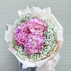 Bó Hoa Cẩm Tú Cầu Hồng S380