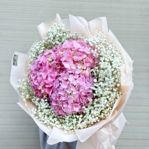 Bó Hoa Cẩm Tú Cầu Hồng S380