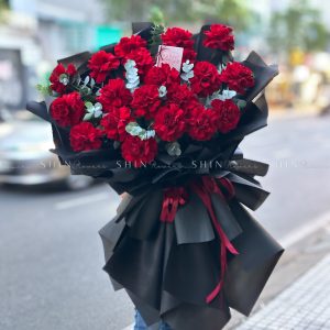 Bó Hoa 20 Hồng Đỏ Nhập Ecuador Hearts Khổng Lồ S371