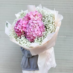 Bó Hoa Cẩm Tú Cầu Hồng S380