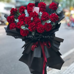 Bó Hoa 20 Hồng Đỏ Nhập Ecuador Hearts Khổng Lồ S371