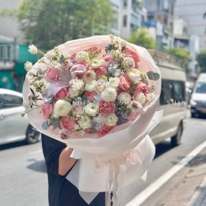 Hoa Bó Tone hồng S391