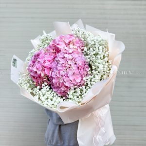 Bó Hoa Cẩm Tú Cầu Hồng S380