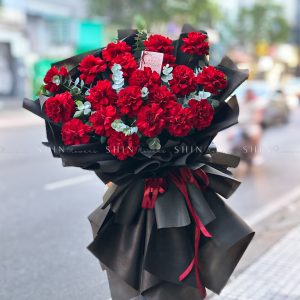 Bó Hoa 20 Hồng Đỏ Nhập Ecuador Hearts Khổng Lồ S371