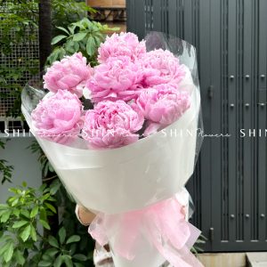 Hoa Bó 7 Mẫu Đơn Sarah Hồng S395