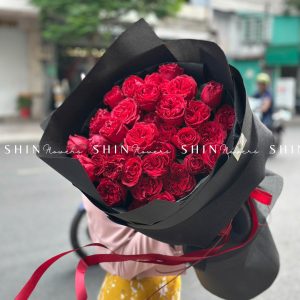 Bó Hoa Hồng Ohara Đỏ S369