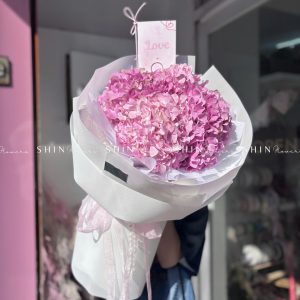 Bó Hoa Cẩm Tú Cầu Hồng Nhập S390