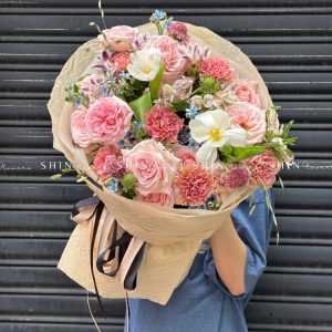 Hoa Bó Tone hồng Lời thì thầm mùa xuân S384