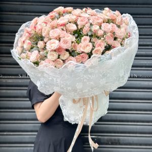 Bó Hoa Hồng Chùm Chiết Xạ S413