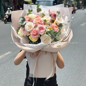 Hoa Bó Tone hồng S407