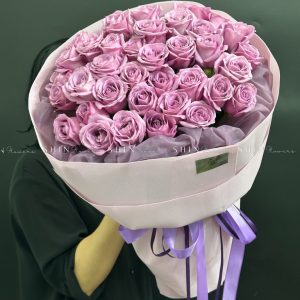 Hoa Bó Hoa Hồng Tím nhả - S404