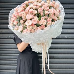 Bó Hoa Hồng Chùm Chiết Xạ S413