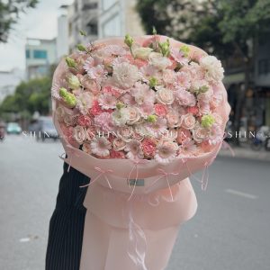 Hoa Bó Tone Hồng Siêu To Khổng Lồ S423
