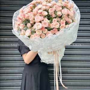 Bó Hoa Hồng Chùm Chiết Xạ S413