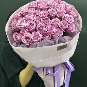 Hoa Bó Hoa Hồng Tím nhả - S404