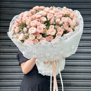 Bó Hoa Hồng Chùm Chiết Xạ S413