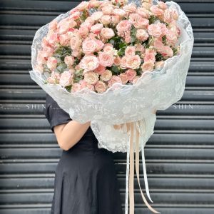 Bó Hoa Hồng Chùm Chiết Xạ S413