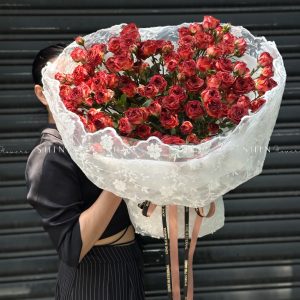 Bó Hoa Hồng Chùm Chocolate S409