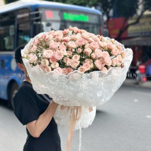 Bó Hoa Hồng Chùm Chiết Xạ S413