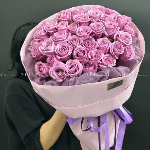 Hoa Bó Hoa Hồng Tím nhả - S404