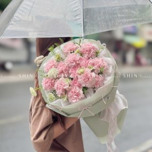 Hoa Bó Cẩm Chướng Hồng S406