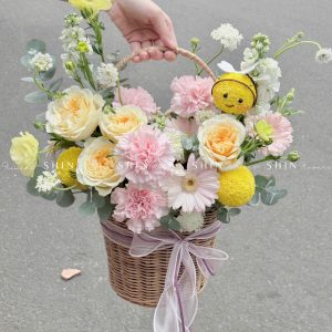 Giỏ hoa Nắng Vàng H103