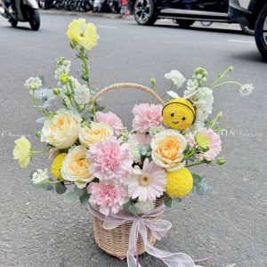 Giỏ hoa Nắng Vàng H103