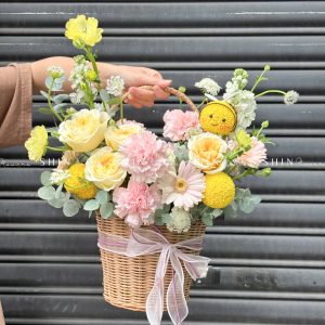 Giỏ hoa Nắng Vàng H103