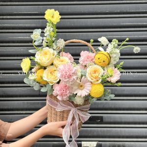 Giỏ hoa Nắng Vàng H103