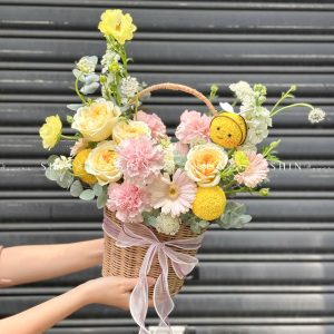 Giỏ hoa Nắng Vàng H103