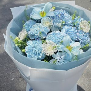 Bó Hoa Cẩm Chương Nhuộm xanh S412