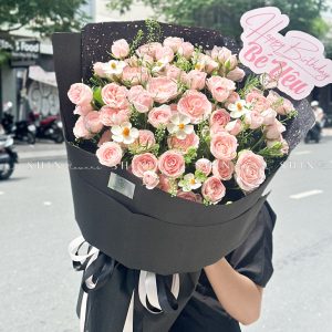 Bó Hoa Hồng Chùm Mela Côn Minh Size M S422