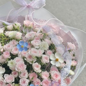 Bó Hoa Hồng Chùm Điền Mật S4418