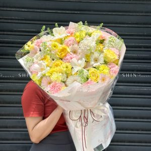 Hoa Bó Hồng Vàng S415