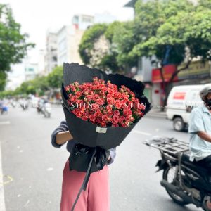 Bó Hoa Hồng Chùm Chocolate Size M S425