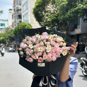 Bó Hoa Hồng Chùm Chiết Ngọc Côn Minh S417