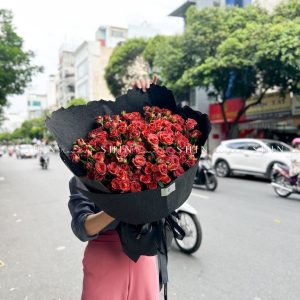 Bó Hoa Hồng Chùm Chocolate Size M S425