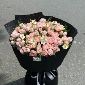 Bó Hoa Hồng Chùm Chiết Ngọc Côn Minh S417