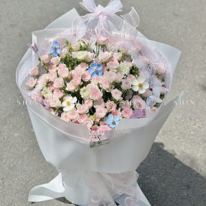 Bó Hoa Hồng Chùm Điền Mật S4418