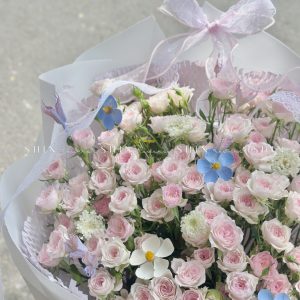 Bó Hoa Hồng Chùm Điền Mật S4418