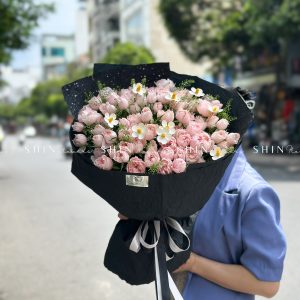 Bó Hoa Hồng Chùm Chiết Ngọc Côn Minh S417