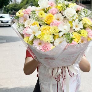 Hoa Bó Hồng Vàng S415