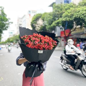 Bó Hoa Hồng Chùm Chocolate Size M S425