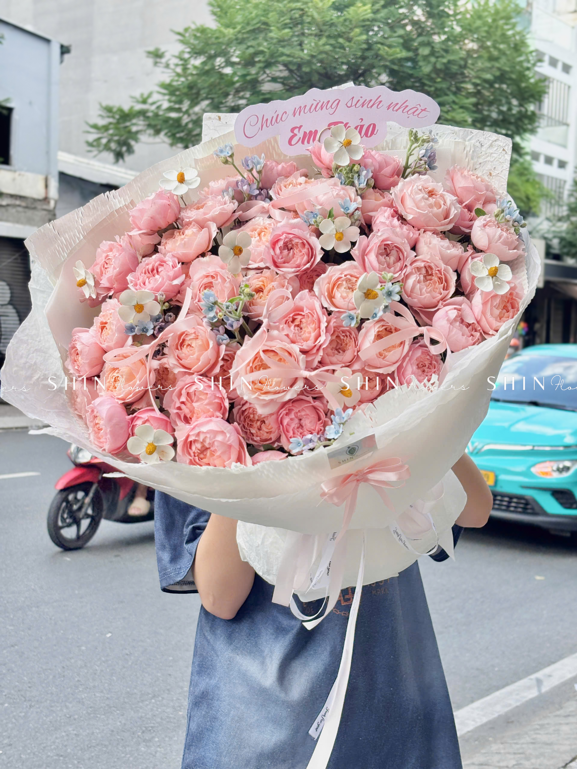 Bó Hoa Hồng Chùm Julieta Siêu Khổng Lồ S420