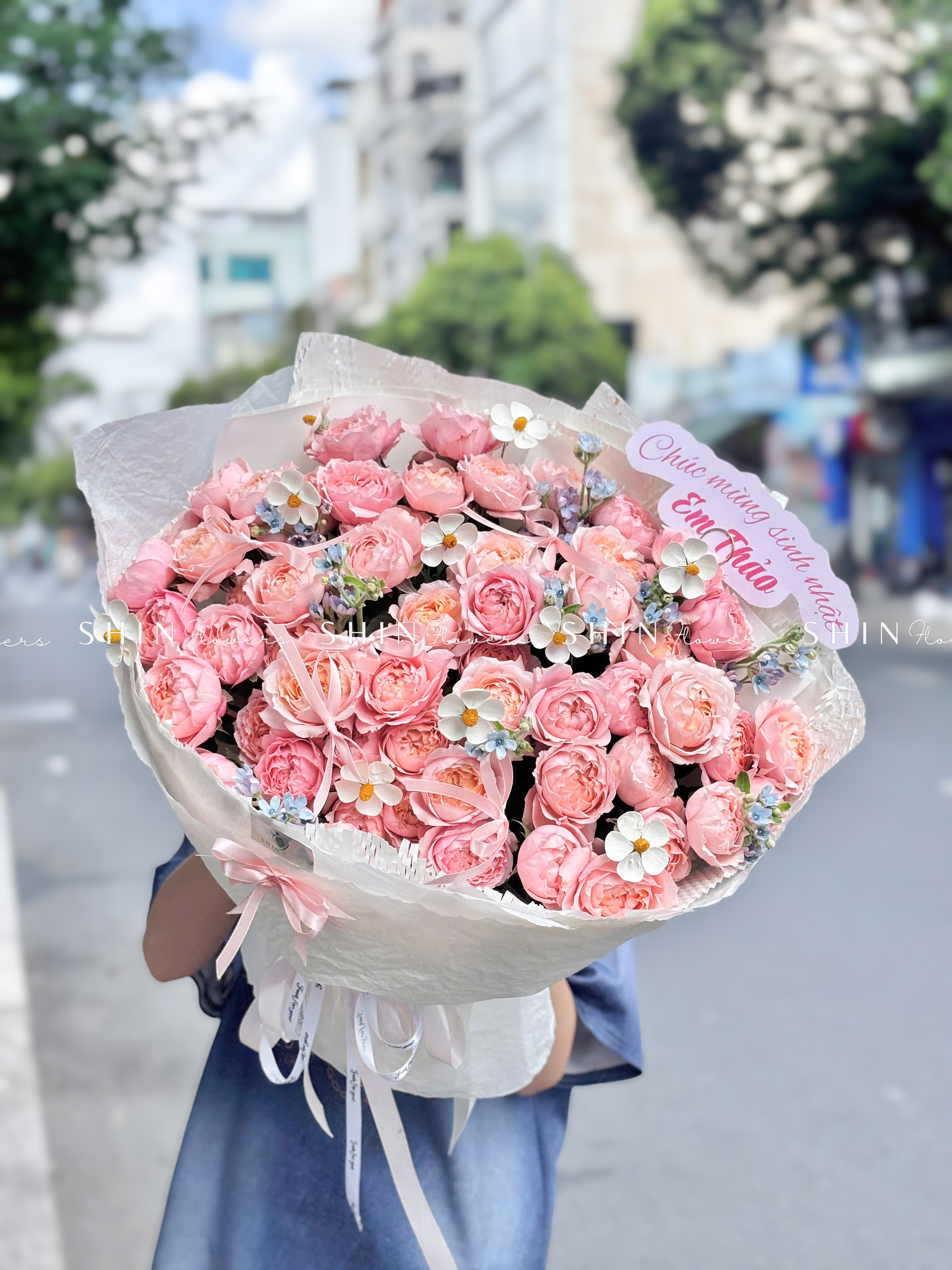 Bó Hoa Hồng Chùm Julieta Siêu Khổng Lồ S420