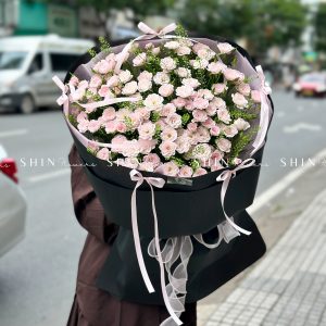 Bó Hoa Hồng Chùm Điền Mật S460