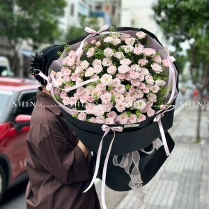 Bó Hoa Hồng Chùm Điền Mật S460