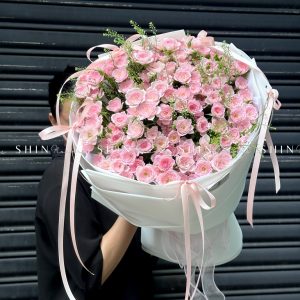 Bó Hoa Hồng Chùm Điền Mật S451